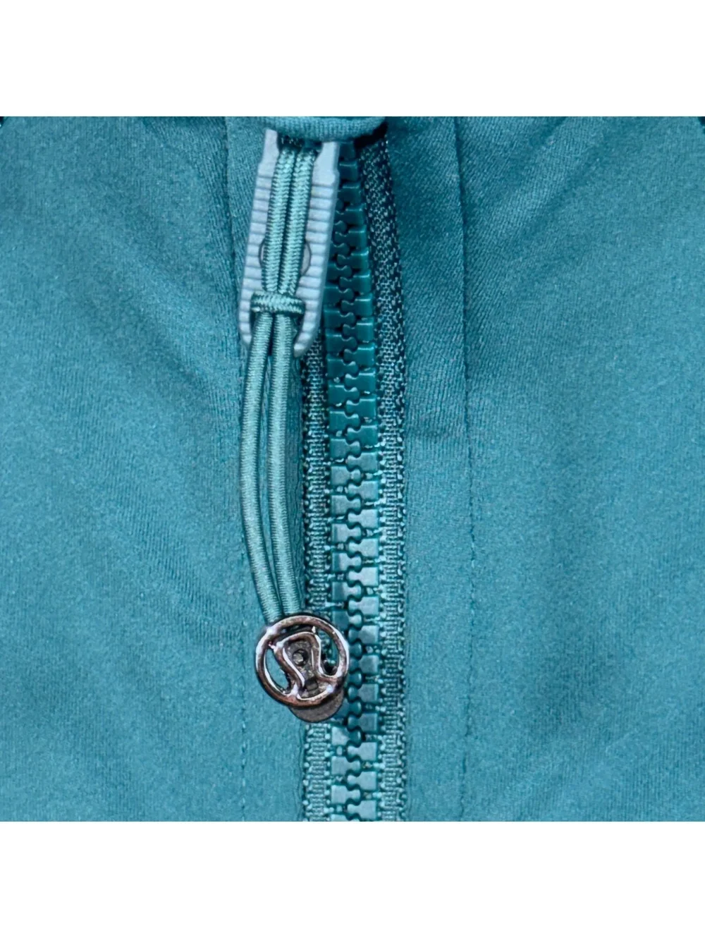 Lululemon Define Jacket Size 6 Teal Green Full Zip Luon Thumbholes